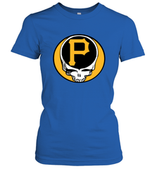Pittsburgh Pirates Grateful Dead Steal Your Face Baseball Womens T-Shirt Womens T-Shirt - VeigarTee