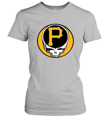 Pittsburgh Pirates Grateful Dead Steal Your Face Baseball Womens T-Shirt Womens T-Shirt - VeigarTee