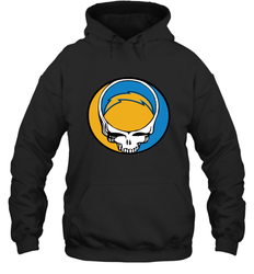 Los Angeles Chargers Grateful Dead Steal Your Face NFL Football Adult Hoodie Sweatshirt