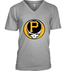 Pittsburgh Pirates Grateful Dead Steal Your Face Baseball Mens V-Neck T-Shirt Mens V-Neck T-Shirt - VeigarTee