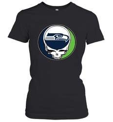 Seattle Seahawks Grateful Dead Steal Your Face NFL Football Womens T-Shirt