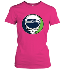 Seattle Seahawks Grateful Dead Steal Your Face NFL Football Womens T-Shirt Womens T-Shirt - VeigarTee