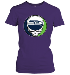 Seattle Seahawks Grateful Dead Steal Your Face NFL Football Womens T-Shirt Womens T-Shirt - VeigarTee