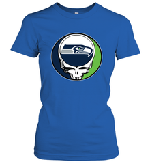 Seattle Seahawks Grateful Dead Steal Your Face NFL Football Womens T-Shirt Womens T-Shirt - VeigarTee