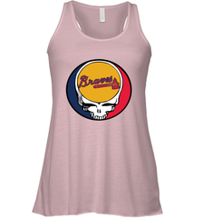 Atlanta Braves Grateful Dead Steal Your Face Baseball Womens Racerback Tank Top Womens Racerback Tank Top - VeigarTee