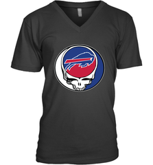 Buffalo Bills Grateful Dead Steal Your Face NFL Football Mens V-Neck T-Shirt Mens V-Neck T-Shirt - VeigarTee