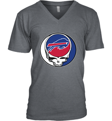Buffalo Bills Grateful Dead Steal Your Face NFL Football Mens V-Neck T-Shirt Mens V-Neck T-Shirt - VeigarTee