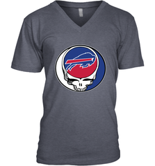 Buffalo Bills Grateful Dead Steal Your Face NFL Football Mens V-Neck T-Shirt Mens V-Neck T-Shirt - VeigarTee