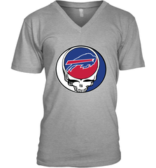 Buffalo Bills Grateful Dead Steal Your Face NFL Football Mens V-Neck T-Shirt Mens V-Neck T-Shirt - VeigarTee
