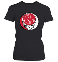 Boston Red Sox Grateful Dead Steal Your Face Baseball Womens T-Shirt Womens T-Shirt - VeigarTee