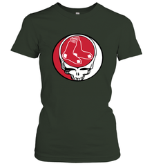 Boston Red Sox Grateful Dead Steal Your Face Baseball Womens T-Shirt Womens T-Shirt - VeigarTee
