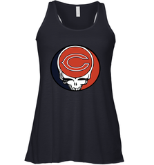 Chicago Bears Grateful Dead Steal Your Face NFL Football Womens Racerback Tank Top Womens Racerback Tank Top - VeigarTee
