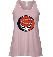 Chicago Bears Grateful Dead Steal Your Face NFL Football Womens Racerback Tank Top Womens Racerback Tank Top - VeigarTee