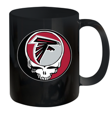 Atlanta Falcons Grateful Dead Steal Your Face NFL Football Ceramic Mug 11oz Ceramic Mug 11oz - VeigarTee