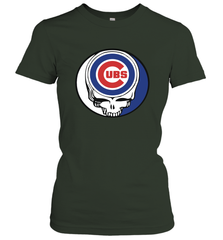 Chicago Cubs Grateful Dead Steal Your Face Baseball Womens T-Shirt Womens T-Shirt - VeigarTee