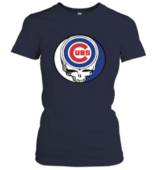 Chicago Cubs Grateful Dead Steal Your Face Baseball Womens T-Shirt Womens T-Shirt - VeigarTee