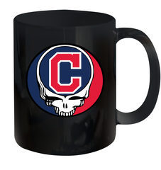 Cleveland Indians Grateful Dead Steal Your Face Baseball Ceramic Mug 11oz Ceramic Mug 11oz - VeigarTee