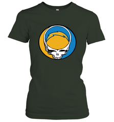 Los Angeles Chargers Grateful Dead Steal Your Face NFL Football Womens T-Shirt Womens T-Shirt - VeigarTee