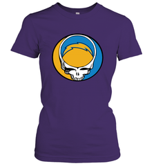 Los Angeles Chargers Grateful Dead Steal Your Face NFL Football Womens T-Shirt Womens T-Shirt - VeigarTee