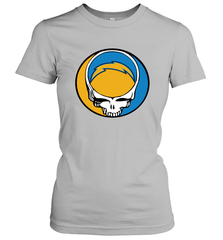 Los Angeles Chargers Grateful Dead Steal Your Face NFL Football Womens T-Shirt Womens T-Shirt - VeigarTee