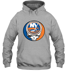 New York Islanders Grateful Dead Steal Your Face Hockey NHL Adult Hoodie Sweatshirt Adult Hoodie Sweatshirt - VeigarTee