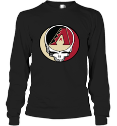 Arizona Diamondbacks Grateful Dead Steal Your Face Baseball Adult Long Sleeve T-Shirt