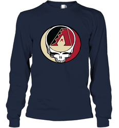 Arizona Diamondbacks Grateful Dead Steal Your Face Baseball Adult Long Sleeve T-Shirt