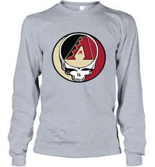 Arizona Diamondbacks Grateful Dead Steal Your Face Baseball Adult Long Sleeve T-Shirt Adult Long Sleeve T-Shirt - VeigarTee