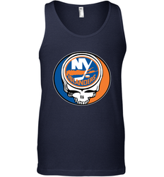 New York Islanders Grateful Dead Steal Your Face Hockey NHL Mens Tank Top