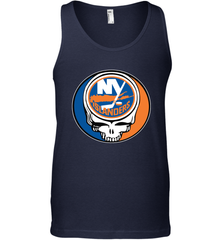 New York Islanders Grateful Dead Steal Your Face Hockey NHL Mens Tank Top Mens Tank Top - VeigarTee