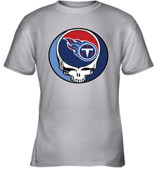 Tennessee Titans Grateful Dead Steal Your Face NFL Football Youth T-Shirt Youth T-Shirt - VeigarTee