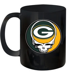 Green Bay Packers Grateful Dead Steal Your Face NFL Football Ceramic Mug 11oz