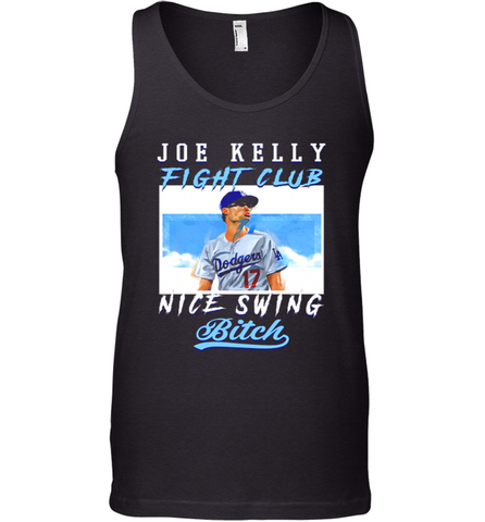 Joe Kelly Fight Club Nice Swing Bitch Dogers Baseball Club Mens Tank Top