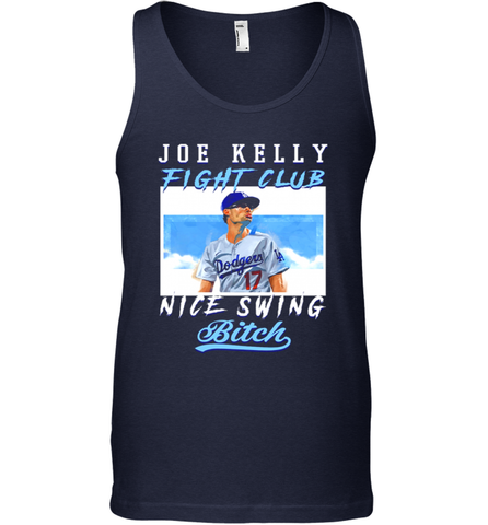 Joe Kelly Fight Club Nice Swing Bitch Dogers Baseball Club Mens Tank Top
