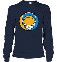 Los Angeles Chargers Grateful Dead Steal Your Face NFL Football Adult Long Sleeve T-Shirt