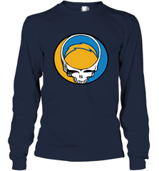 Los Angeles Chargers Grateful Dead Steal Your Face NFL Football Adult Long Sleeve T-Shirt Adult Long Sleeve T-Shirt - VeigarTee