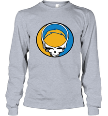 Los Angeles Chargers Grateful Dead Steal Your Face NFL Football Adult Long Sleeve T-Shirt Adult Long Sleeve T-Shirt - VeigarTee