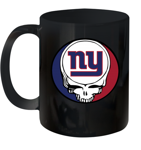 New York Giants Grateful Dead Steal Your Face NFL Football Ceramic Mug 11oz Ceramic Mug 11oz / Black / 11oz Ceramic Mug 11oz - VeigarTee