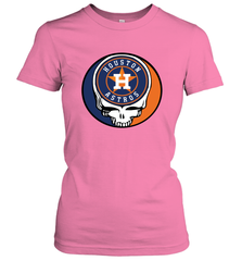 Houston Astros Grateful Dead Steal Your Face Baseball Womens T-Shirt Womens T-Shirt - VeigarTee