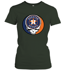 Houston Astros Grateful Dead Steal Your Face Baseball Womens T-Shirt Womens T-Shirt - VeigarTee
