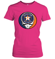Houston Astros Grateful Dead Steal Your Face Baseball Womens T-Shirt Womens T-Shirt - VeigarTee