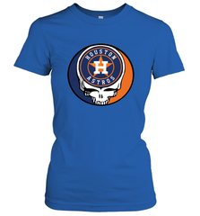 Houston Astros Grateful Dead Steal Your Face Baseball Womens T-Shirt Womens T-Shirt - VeigarTee