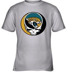Jacksonville Jaguars Grateful Dead Steal Your Face NFL Football Youth T-Shirt Youth T-Shirt - VeigarTee