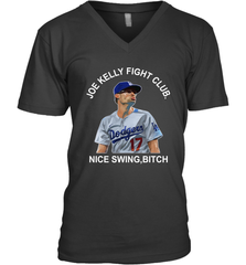 Joe Kelly Fight Club Nice Swing Bitch Mens V-Neck T-Shirt Mens V-Neck T-Shirt - VeigarTee
