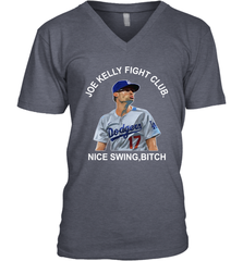 Joe Kelly Fight Club Nice Swing Bitch Mens V-Neck T-Shirt Mens V-Neck T-Shirt - VeigarTee
