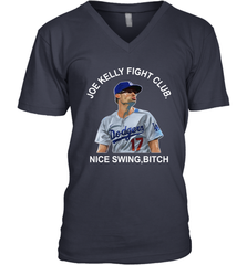 Joe Kelly Fight Club Nice Swing Bitch Mens V-Neck T-Shirt Mens V-Neck T-Shirt - VeigarTee