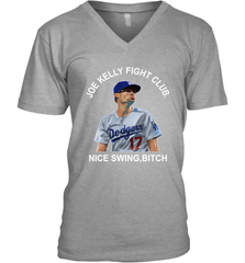 Joe Kelly Fight Club Nice Swing Bitch Mens V-Neck T-Shirt Mens V-Neck T-Shirt - VeigarTee