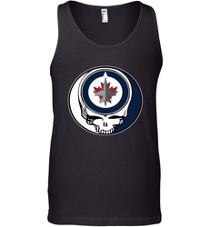 Winnipeg Jets Grateful Dead Steal Your Face Hockey NHL Mens Tank Top