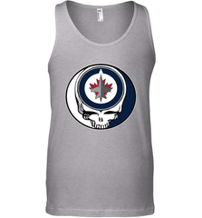 Winnipeg Jets Grateful Dead Steal Your Face Hockey NHL Mens Tank Top Mens Tank Top - VeigarTee