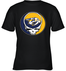 Nashville Predators Grateful Dead Steal Your Face Hockey NHL Youth T-Shirt